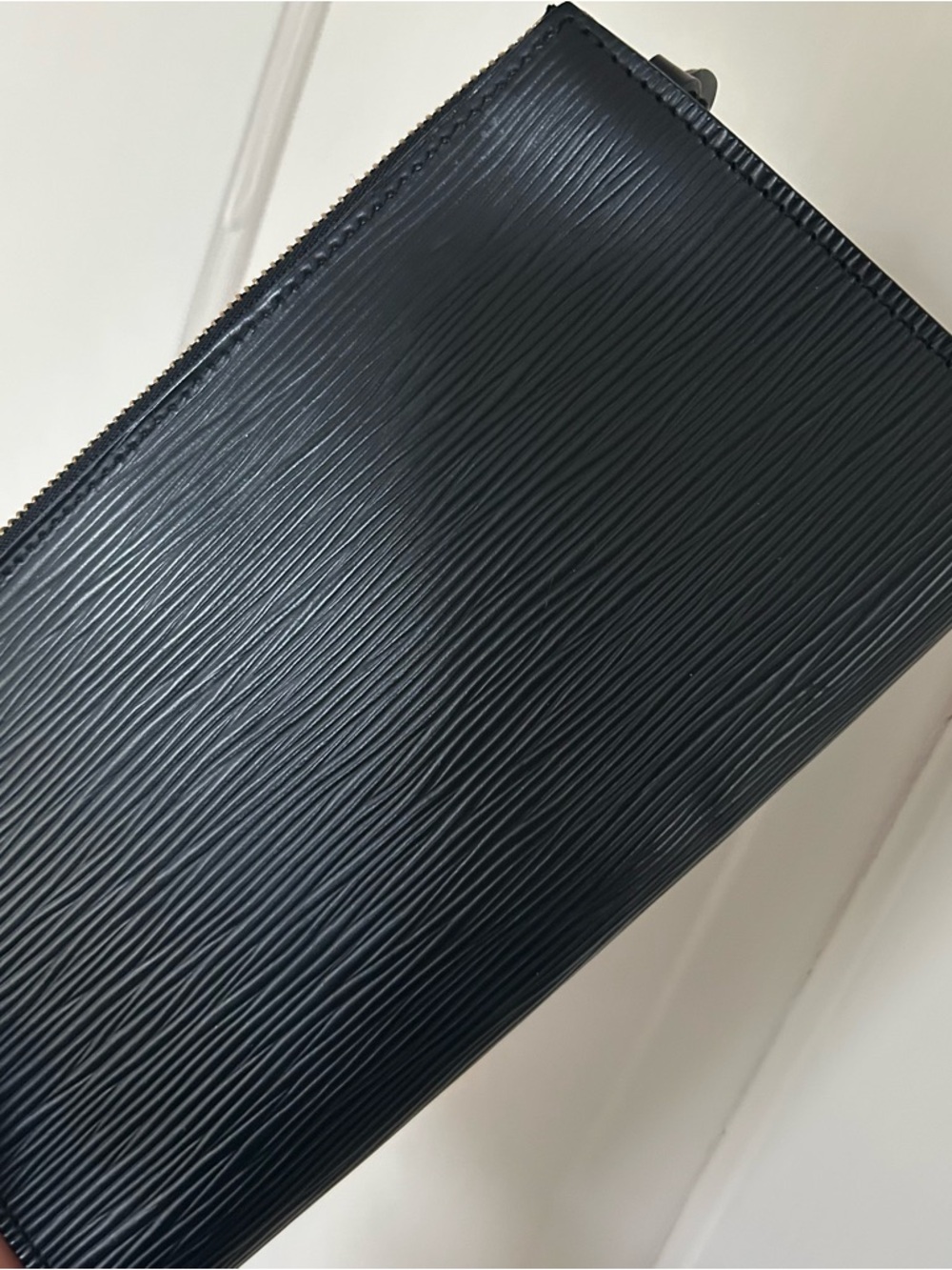 Louis Vuitton Black Epi Leather Pochette with Gold Hardware - Picture 7 of 8